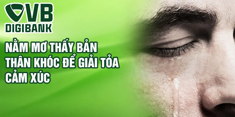 Nằm mơ thấy bản thân khóc để giải tỏa cảm xúc
