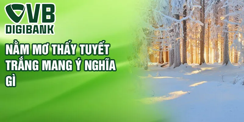 Nằm mơ thấy tuyết trắng mang ý nghĩa gì